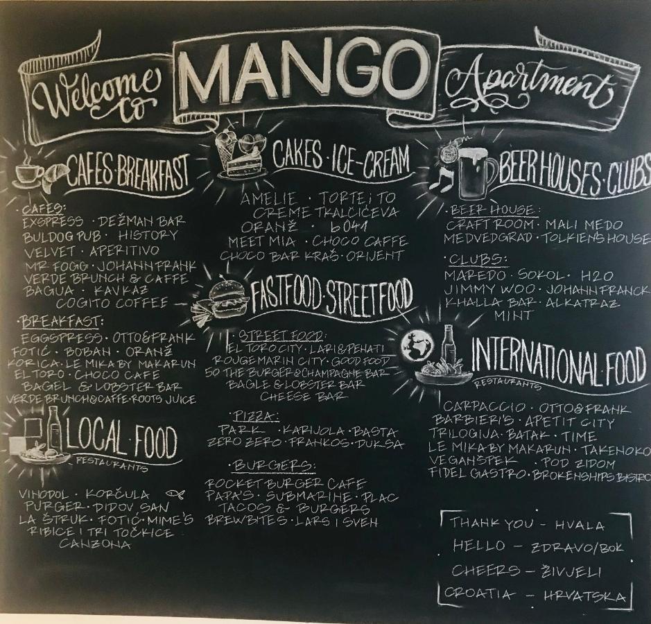 Apartments Mango Downtown Zagrzeb Zewnętrze zdjęcie